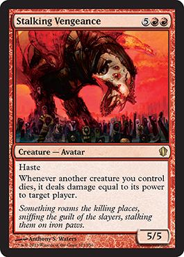 Stalking Vengeance - Commander 2013 Spoiler