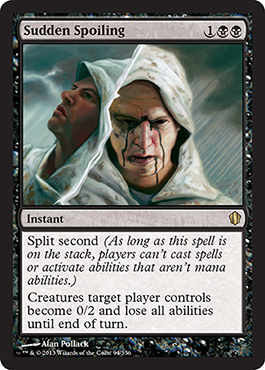 Sudden Spoiling - Commander 2013 Spoiler