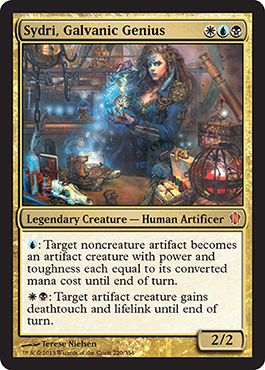 Sydri, Galvanic Genius - Commander 2013 Spoiler