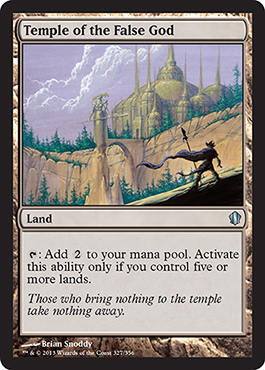 Temple of the False God - Commander 2013 Spoiler