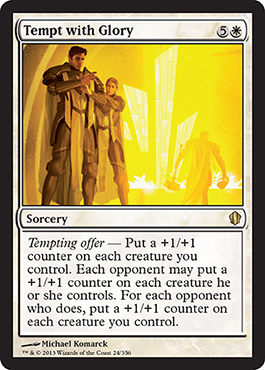 Tempt with Glory - Commander 2013 Spoiler