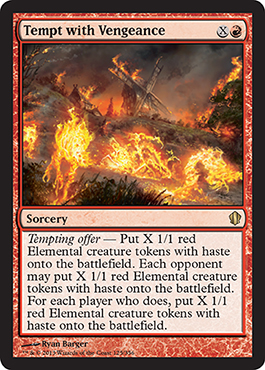 Tempt with Vengeance - Commander 2013 Spoiler