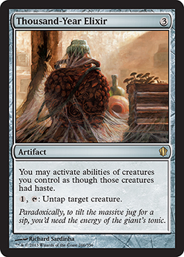 Thousand-Year Elixir - Commander 2013 Spoiler