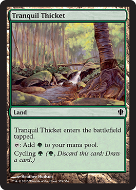 Tranquil Thicket - Commander 2013 Spoiler
