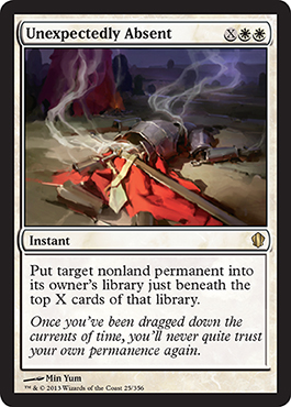 Unexpectedly Absent - Commander 2013 Spoiler