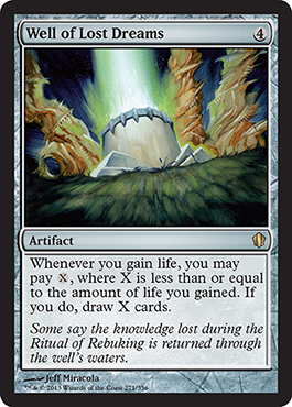 Well of Lost Dreams - Commander 2013 Spoiler