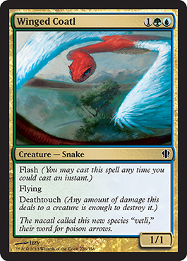 Winged Coatl - Commander 2013 Spoiler