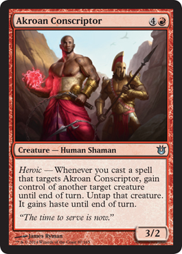 Akroan Conscriptor - Born of the Gods Spoiler