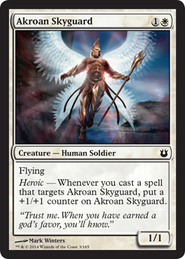 Akroan Skyguard - Born of the Gods Spoiler