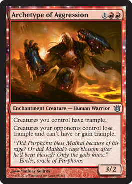 Archetype of Aggression - Born of the Gods Spoiler
