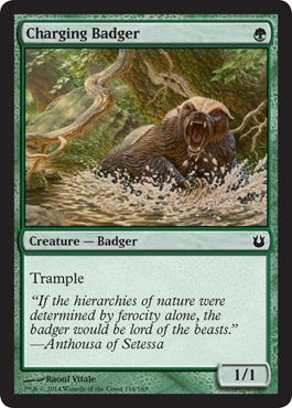 Charging Badger - Born of the Gods Spoiler