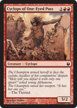Cyclops of One-Eyed Pass - Born of the Gods Spoiler