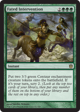 Fated Intervention - Born of the Gods Spoiler