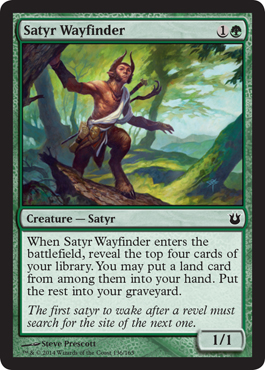 Satyr Wayfinder - Born of the Gods Spoiler