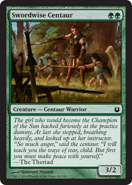 Swordwise Centaur - Born of the Gods Spoiler