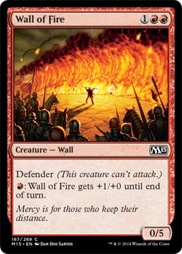 Wall of Fire - M15 Spoiler