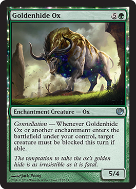 Goldenhide Ox - Journey into Nyx Spoiler