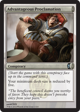 Advantageous Proclamation - Conspiracy Spoiler