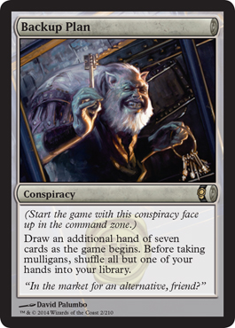 Backup Plan - Conspiracy Visual Spoiler