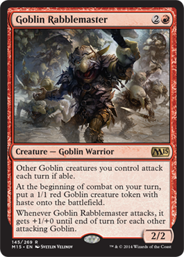 Goblin Rabblemaster - M15 Spoiler