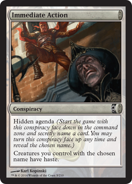 Immediate Action - Conspiracy Spoiler