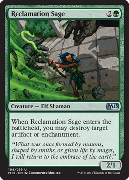 Reclamation Sage - M15 Spoiler
