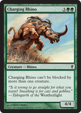 Charging Rhino - Conspiracy Spoiler