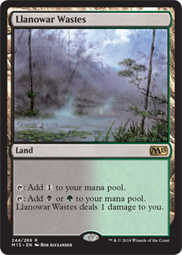 Llanowar Wastes - M15 Spoiler