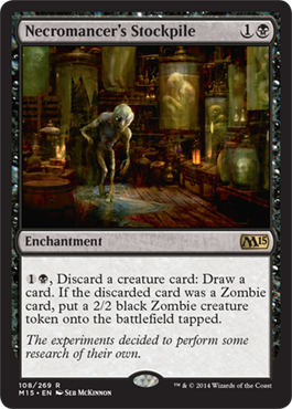 Necromancer's Stockpile - M15 Spoiler