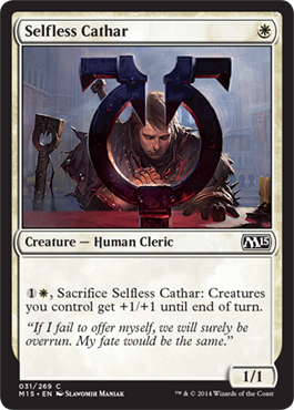 Selfless Cathar - M15 Spoiler