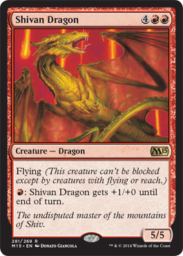 Shivan Dragon - M15 Spoiler