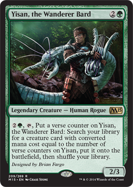Yisan, the Wanderer Bard - M15 Spoiler
