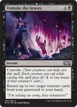 Unmake the Graves - M15 Spoiler