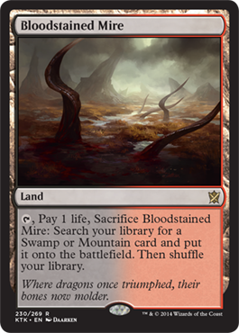 Bloodstained Mire - Khans of Tarkir Spoiler