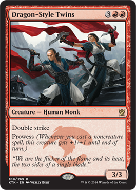 Dragon-Style Twins - Khans of Tarkir Spoiler