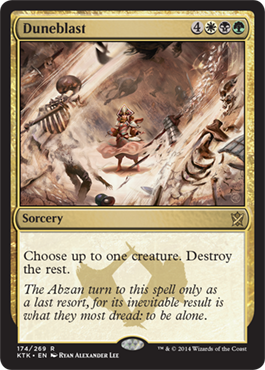 Duneblast - Khans of Tarkir Spoiler