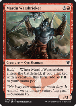 Mardu Warshrieker - Khans of Tarkir Spoiler