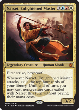 Narset, Enlightened Master - Khans of Tarkir Spoiler