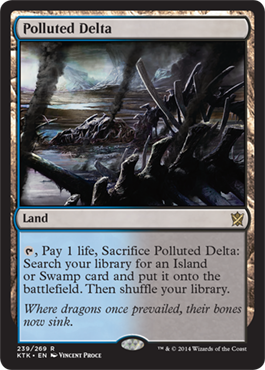 Polluted Delta - Khans of Tarkir Spoiler