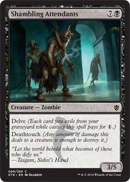 Shambling Attendants - Khans of Tarkir Spoiler