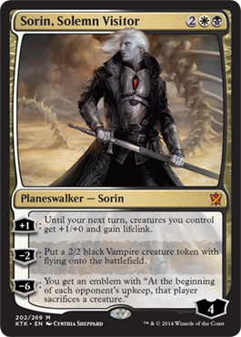 Sorin, Solemn Visitor - Khans of Tarkir Spoiler