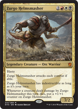 Zurgo, Helmsmasher - Khans of Tarkir Spoiler