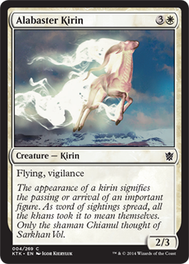 Alabaster Kirin - Khans of Tarkir Spoiler