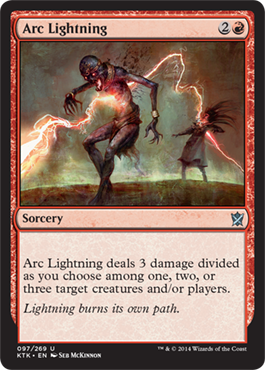 Arc Lightning - Khans of Tarkir Spoiler