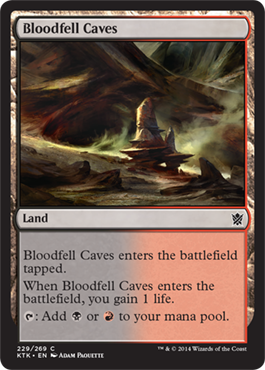 Bloodfell Caves - Khans of Tarkir Spoiler