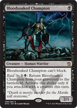 Bloodsoaked Champion - Khans of Tarkir Spoiler