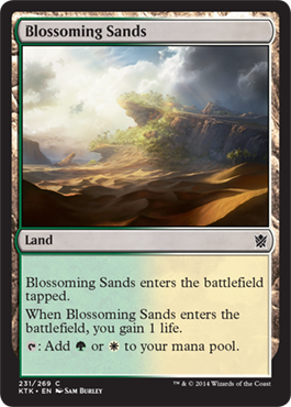 Blossoming Sands - Khans of Tarkir Spoiler