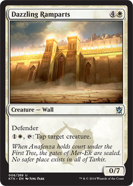 Dazzling Ramparts - Khans of Tarkir Spoiler