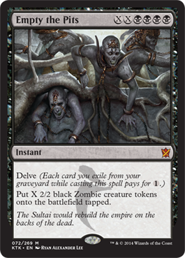 Empty the Pits - Khans of Tarkir Spoiler