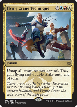 Flying Crane Technique - Khans of Tarkir Spoiler